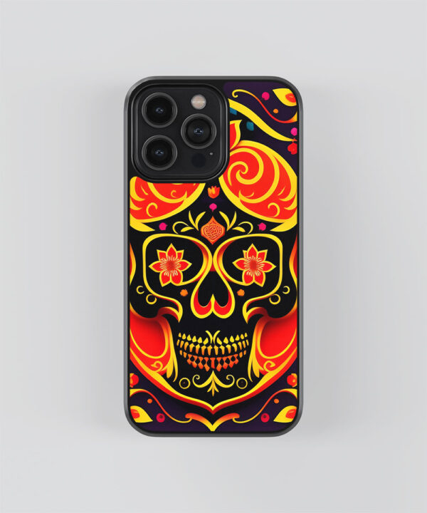 Cool Skull Printed Mobile Cover - Trendy Skull Smartphone Case - Skull Mobile Cover