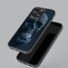 Dark Blue Skull Printed Mobile Cover - Skull Mobile Cover