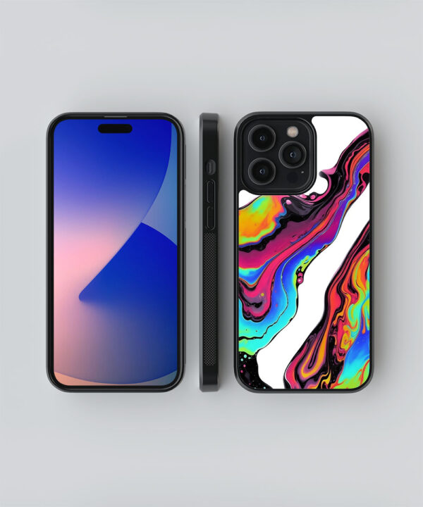 Liquid Background Printed Mobile Cover - Unique Printed Phone Case Design