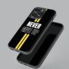 Never Give Up Mobile Cover - Motivation Mobile Case